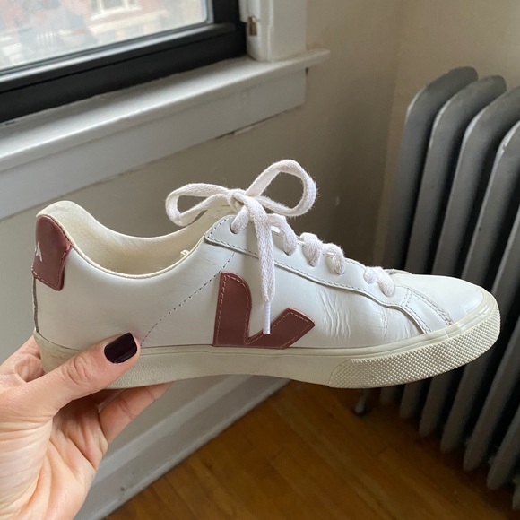 Veja Shoes - Veja White Leather Sneakers